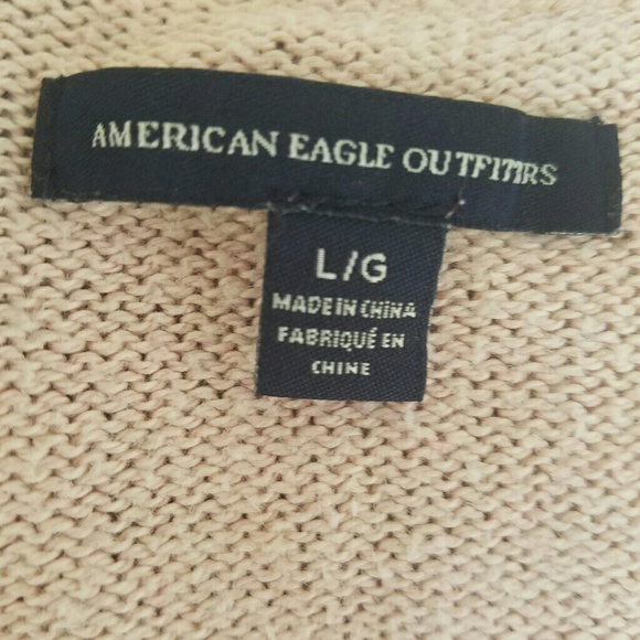 AE blush cardigan sweater large - Picture 3 of 10